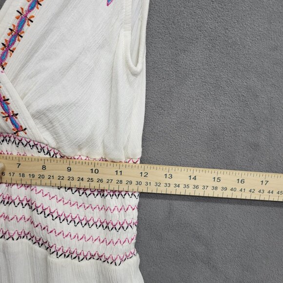 Solitaire‎ Anthropology Maxi Dress Sleeveless Tiered Size XSmall Embroidered NWT - Picture 7 of 8